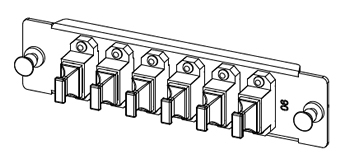 18端口OM3/4 MTP 跳線面板